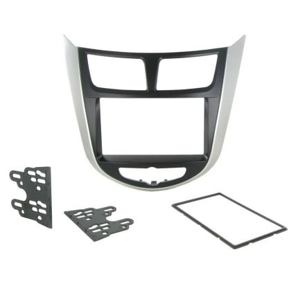 Connects2 CT23HY20 2DIN vázkészlet HYUNDAI ACCENT/VERNA (fekete-ezüst)