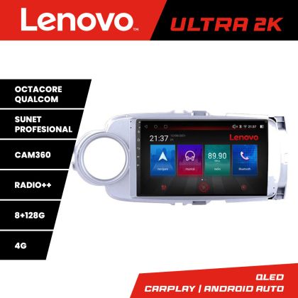 Navigatie Toyota Yaris 2010-2018 M-YARIS10 Octa Core Android Radio Bluetooth GPS WIFI/4G DSP 2K 8+128GB 360 Tos RESIGILAT