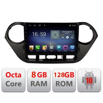 Navigáció Hyundai I10 2013-2019 F-hy38 Octa Core Android Rádió Bluetooth Internet GPS WIFI DSP 8+128GB 4G