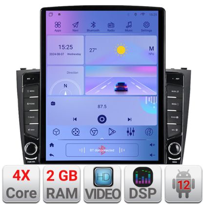 Navigáció Lexus IS 2005-2011 K- IS TESLA típusú képernyő 9.7" Android Rádió Bluetooth Internet GPS WIFI 2+32 DSP Quad C