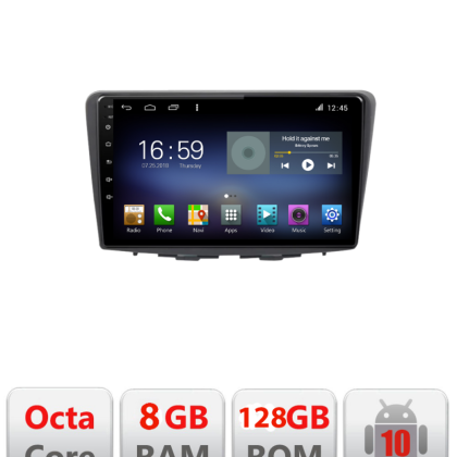 Navigáció Suzuki Baleno F-baleno Octa Core Android Rádióval Bluetooth Internet GPS WIFI DSP 8+128GB 4G