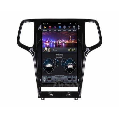 Navigáció Jeep Grand Cherokee 2010-2013 Android GPS Bluetooth Rádió Internet Hatmagos processzorral és Tesla képernyővel