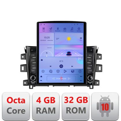 Navigáció NISSAN Navara 2017- G-navara17 TESLA típusú 9.7"-os képernyő Android Rádió Bluetooth Internet GPS WIFI 4+32GB DSP