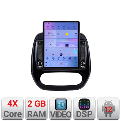 Navigáció Renault Captur K-CAPTUR képernyő típusa TESLA 9.7" Android Rádió Bluetooth Internet GPS WIFI 2+32 DSP Quad Core