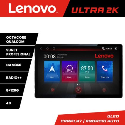 Navigáció Cadillac CTS 2003-2007 képernyő 13" 2K 8+128 Android Waze USB navigáció 4G 360 Toslink Youtube Rádió KI