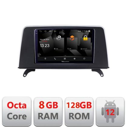 Navigáció BMW X5 X6 2009-2014 CIC Android Octa Core Qualcomm 2K QLED 8+128 DTS DSP 360 4G Optical