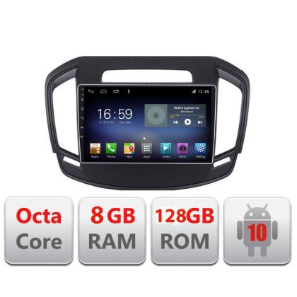 Opel Insignia 2014-2016 F-338 Octa Core navigáció Android rádióval, Bluetooth internettel, GPS-szel, WIFI, DSP, 8+128GB, 4G