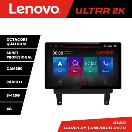 Navigáció Opel Meriva 2010-2017, 2K QLED 13", Octacore, 8 GB RAM, 128 GB HDD, 4G, 360°, DSP, Carplay, Bluetooth