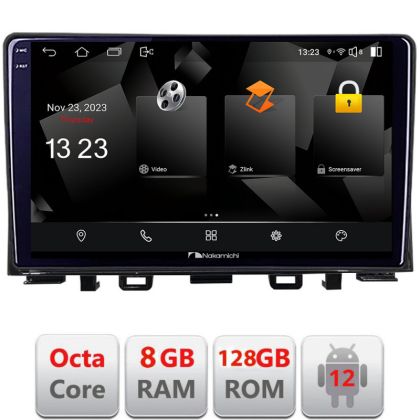 Navigáció Kia Rio 2019- Android rádió gps internet octa core 8+128 carplay android auto