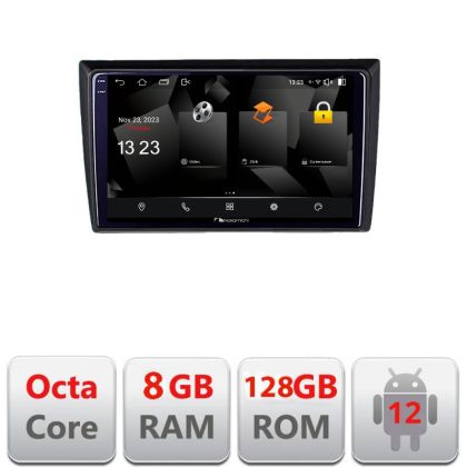 Navigáció VW Beetle 2012-2018 5960Pro-beetle Android Octa Core Qualcomm 2K Qled 8+128 DTS DSP 360 4G Optikai