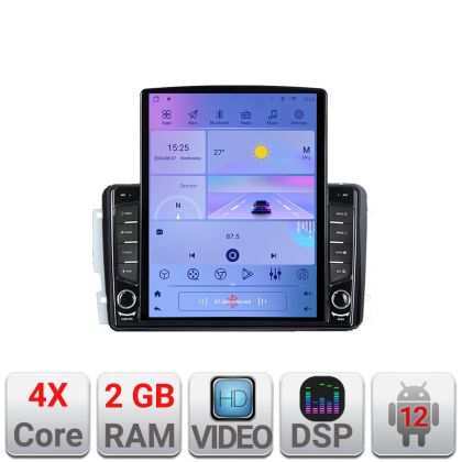 Navigáció Mercedes C 2001-2004 CLK G K-171 TESLA típusú képernyő 9.7" Android Rádió Bluetooth Internet GPS WIFI 2+32 DSP