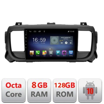 Navigáció Citroen Jumpy Toyota Proace Peugeot Traveler F-jumpy16 Octa Core Android Rádió Bluetooth Internet GPS Wi-Fi