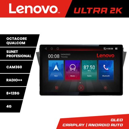 Navigáció Mazda 5 2010-2017 N-117 képernyő 13" 2K 8+128 Android Waze USB navigáció 4G 360 Toslink Youtube Rádió KI