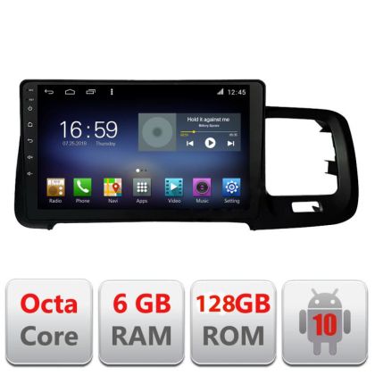Volvo S60 2008-2014 F-s60-08 navigáció Octa Core Android rádióval Bluetooth internet GPS WIFI DSP 8+128GB 4G