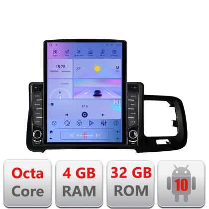 Volvo S60 2008-2014 G-s60-08 TESLA típusú, dedikált navigáció, 9,7"-os képernyő, Android Rádió, Bluetooth Internet, GPS, WIFI, 4+32GB DSP, 4G