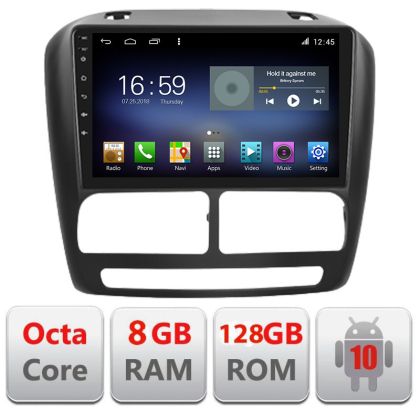 Navigáció Fiat Doblo 2010-2017 és Opel Combo 2010-2017 8+128 GB Octa Core LTE Android rádió gps internet Kit-DO