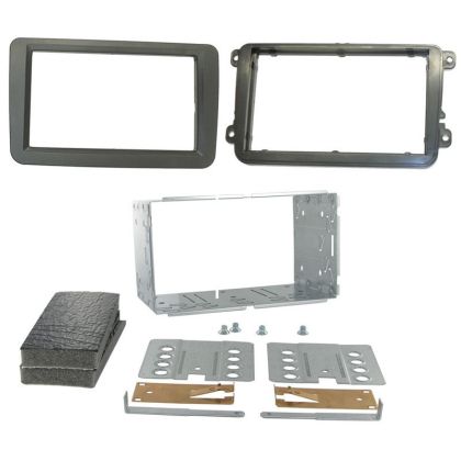 Connects2 CT23VW01A 2DIN vázkészlet VW Vento/Passat/Touran (fekete)