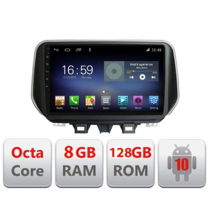 Hyundai Tucson 2019- F-1135 navigáció Octa Core Android rádióval Bluetooth internet GPS WIFI DSP 8+128GB 4G