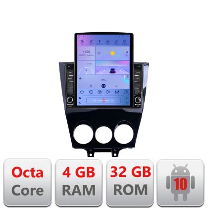 Navigáció Mazda RX8 2003-2008 Típus Tesla Android rádió gps internet 8core 4G 4+32 kit-rx8-03+EDT-E709