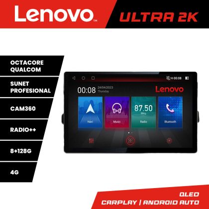 Navigáció Toyota Prius 2009-2014 N-TY39 képernyő 13" 2K 8+128 Android Waze USB Navigáció 4G 360 Toslink Youtube Ra