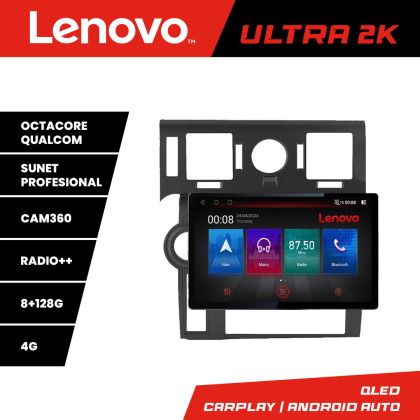 Navigáció Hummer H2 2008-2010 képernyő 13" 2K 8+128 Android Waze USB Navigáció 4G 360 Toslink Youtube Rádió kit-hu