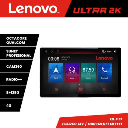 Navigáció Jeep Renegade 2015-2020 N-500 képernyő 13" 2K 8+128 Android Waze USB navigáció 4G 360 Toslink Youtube Ra