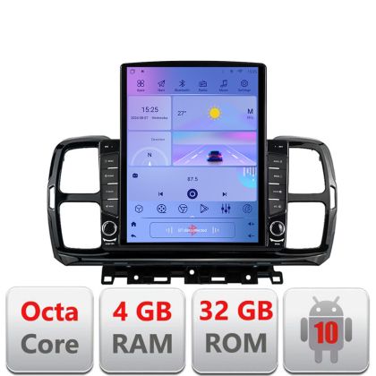 Navigáció Citroen C5 Aircross Android rádió gps internet Octa Core 4+64 LTE Kit-aircross+EDT-E709