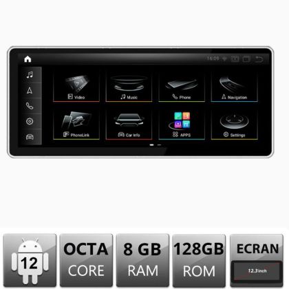 Audi A6 C6 MMI3G navigáció 2009-2010 Android Octa Core 8+128 12.3" 1920x720