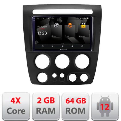 Navigatie Hummer H3 Android Ecran 720P Quad Core 2+64 carplay android auto