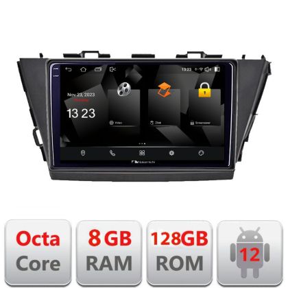 Navigáció Toyota Prius 5 Plus 2012-2020 Android Octa Core Qualcomm 2K QLED 8+128 DTS DSP 360 4G Optikai