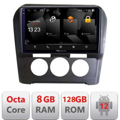 Navigáció Citroen C4 manuális klíma 2015-2018 5960Pro-C4-AC Android Octa Core Qualcomm 2K Qled 8+128 DTS DSP 360 4G Optical