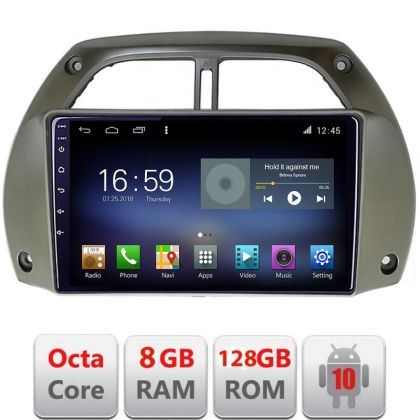 Toyota Rav 4 2000-2004 Android rádió gps internet Octa Core 8+128 LTE kit-rav4-old+EDT-E609