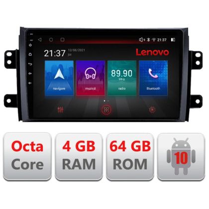 Navigáció Suzuki SX4 2006-2013 E-124 Octa Core Android Rádióval Bluetooth Internet GPS WIFI DSP 4+64GB 4G
