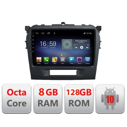 Navigáció Suzuki Grand Vitara 2016- F-2265 Octa Core Android Rádióval Bluetooth Internet GPS WIFI DSP 8+128GB 4G