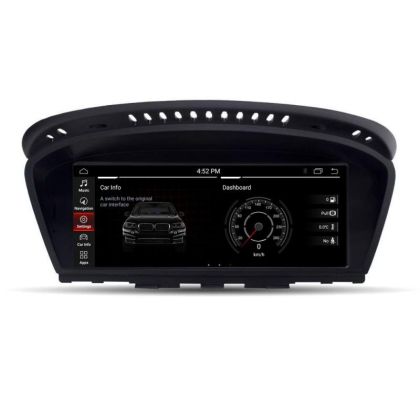 BMW 3/5-ös széria navigáció CIC E60-CIC-QUALCOMM rendszerrel, Android 10 4G 4+64GB internettel és GPS-szel