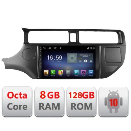 Navigáció KIA RIO 2012- F-204 Octa Core Android Rádióval Bluetooth Internet GPS WIFI DSP 8+128GB 4G