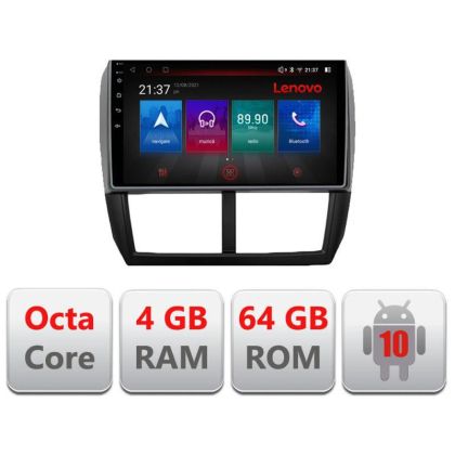 Navigatie Subaru Forester 2007-2013 E-SU01 Octa Core cu Android Radio Bluetooth Internet GPS WIFI DSP 4+64GB 4G RESIGILAT