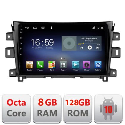 Nissan Navara 2017- F-navara17 navigáció Octa Core Android rádióval Bluetooth internet GPS WIFI DSP 8+128GB 4G