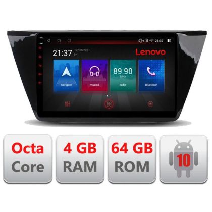 Navigáció Volkswagen Tiguan 2016- E-5883 Octa Core Android Rádió Bluetooth Internet GPS WIFI DSP 4+64GB 4G