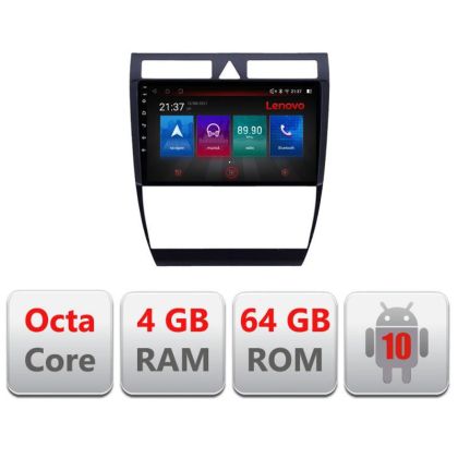 Audi A6 E-102 Octa Core navigáció Android rádióval, Bluetooth internettel, GPS WIFI DSP-vel, 4+64GB 4G-vel