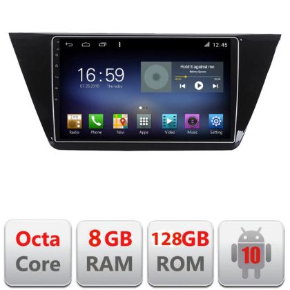 VOLKSWAGEN TOURAN 2016- F-3144 Octa Core Android Rádióval, Bluetooth Internettel, GPS-szel, WIFI-vel, DSP-vel, 8+128GB 4G-vel