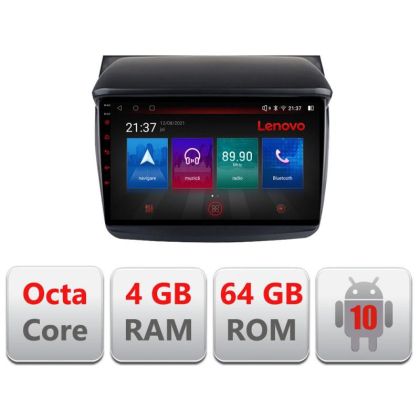 Mitsubishi L200/Pajero 2006-2013 E-094 Octa Core navigáció Android rádióval, Bluetooth internettel, GPS-szel, WIFI, DSP, 4+64GB, 4G