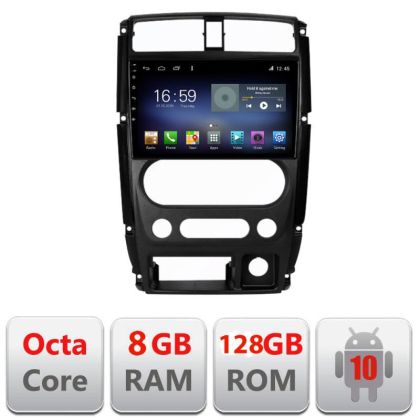 Navigáció Jimny 2007-2016 F-Jimny07 Octa Core Android Rádió Bluetooth Internet GPS WIFI DSP 8+128GB 4G