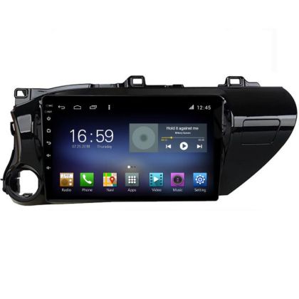 Navigáció TOYOTA Hilux 2016- F-TY59 Octa Core Android Rádióval Bluetooth Internet GPS WIFI DSP 8+128GB 4G
