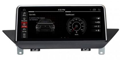 Navigatie BMW X1 CIC EDT-G219-QUALCOMM cu Android 10 Internet GPS Bluetooth 4G 4+64GB