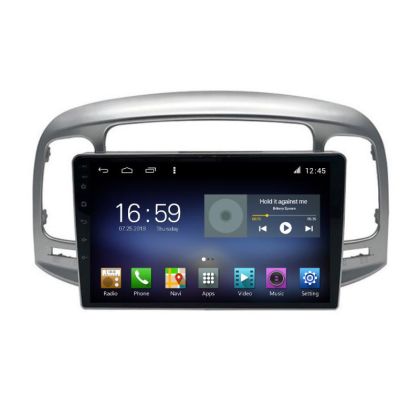 Navigatie Hyundai Accent 2009-2012 F-accent Octa Core cu Android Radio Bluetooth Internet GPS WIFI DSP 8+128GB 4G