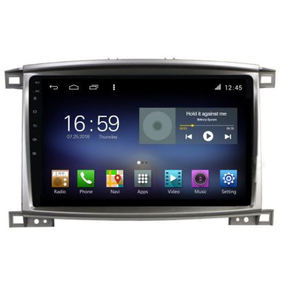 Toyota Land Cruiser L100 2002-2008 F-L100 Octa Core navigáció Android Rádió Bluetooth Internet GPS WIFI DSP 8+128GB