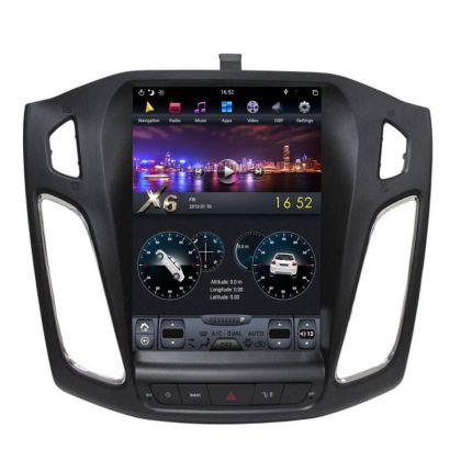 Ford Focus 2011- EDT-T150-6CORE navigáció Android GPS-szel, Bluetooth rádióval, internettel, hatmagos processzorral és Tesla képernyővel