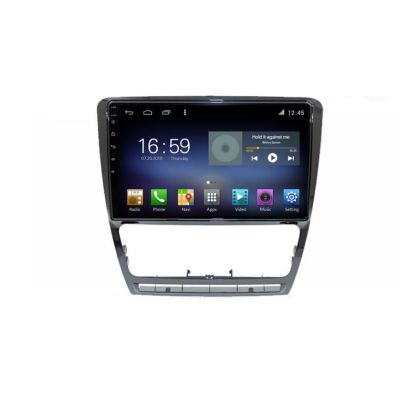 Navigáció Skoda Octavia 2 2005-2013 F-005 Octa Core Android Rádióval Bluetooth Internet GPS WIFI DSP 8+128GB 4G
