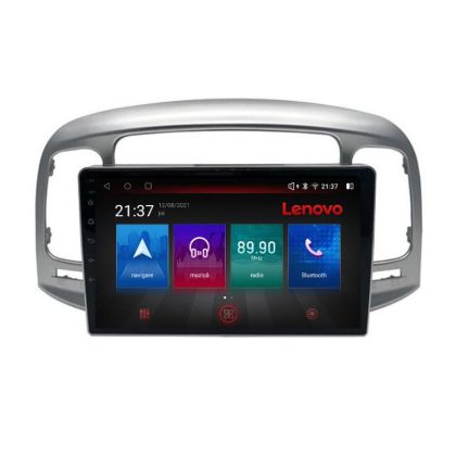 Navigatie Hyundai Accent 2006-2012 E-ACCENT Octa Core cu Android Radio Bluetooth Internet GPS WIFI DSP 4+64GB 4G RESIGILAT